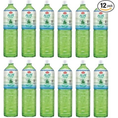 18 L alavijo gėrimas 12 x 1,5 l, įskaitant 12 x butelių Alavijo sultys Alavijo sultys su minkštimu Vienkartiniai