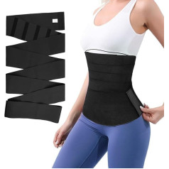 GoPaw Waist Trainer Moterų juosmens treniruoklis Moterų juosmens apvyniojimo juosmens treniruoklis Nematomas reguliuojamas juosmens trimeris moterims Formwear moterims Pilvo kontrolė Longueur 2/3/4M