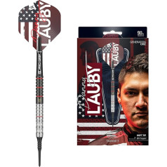 Target Darts Danny Lauby Generation 1 90% volframo strėlių rinkinys, smiginio strėlės su minkštais antgaliais, žaidėjų smiginio strėlės su 