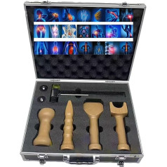 BIBEZE Resetter, Balancer, Relaxer, Hammer, Mallet ir Hammer, tinka stuburo išnirimams, laikysenai gerinti, kūno lankstumui gerinti (rinkinys)