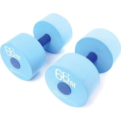 66Fit Aqua plaukimo hanteliai x 2 vnt.