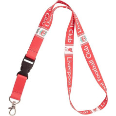 Desert Cactus Liverpool FC Lanyard English Anfield Football Premier League Car Key ID Badge Holder Keychain Removable Breakaway Snap Buckle (Llanyard D), Multicoloured, Standard, multicoloured