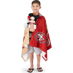 Northwest NFL San Francisco 49ers Disney personažų pagalvėlių ir paplūdimio rankšluosčių rinkinys, 27