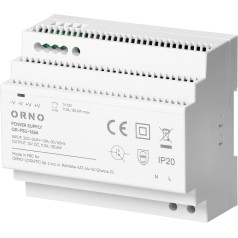 Maitinimo šaltinis DIN bėgelyje, 12VDC, 11,3A, 135,6W, 6 moduliai
