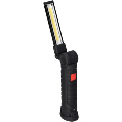 LED COB 2W dirbtuvių žibintuvėlis, 200lm, 1200mAh, sulankstomas
