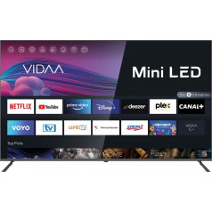 Televizorius smart 4k sle 65mu700 mini led smart vidaa iš hisens bluetooth