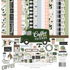 Echo Park Paper Company Coffee & Friends Collection Kit Paper 12 