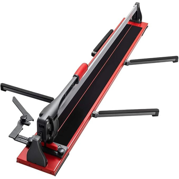 COSTWAY rankinės rankinės plytelių pjaustyklės, 120 cm pjovimo ilgis / 16 mm pjovimo storis / kampas nuo 0° iki 60° (48 coliai/143 x 23 x 23 cm)
