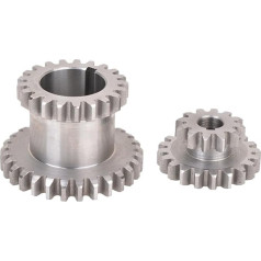 2 metalinių pavaros krumpliaračių, suderinamų su T29xT21 ir T20xT12 