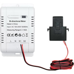 1 Stück Tuya Smart Bi Directional WiFi Transformator für Solarenergiezähler PV Leistungsmonitor bidirektional 100-240