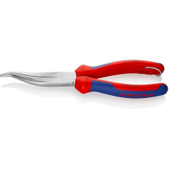 Knipex 38 35 200 T Mechaninės replės chromuotos su daugiakomponentėmis įvorėmis su tvirtinimo kilpa apsaugai nuo kritimo pritvirtinti 200 mm