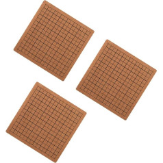 Operitacx Pack of 3 Braided Cork Board Cork Board DIY Macrame Tool Cork Board Lightweight Macrame Work Stand Cork Board for Bracelet Project T Pens Light Brown