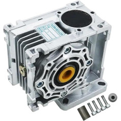 Sliekinis reduktorius NMRV030 Didelio sukimo momento reduktorius Įėjimas 11 mm Išėjimas 14 mm Perdavimo santykis nuo 5:1 iki 80:1 2.6-24Nm Nema23 elektroniniam starteriui CZAOINCU (nuo 40 iki 1.63B5)