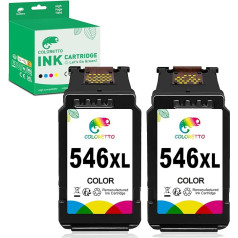 COLORETTO CL-546XL (2 spalvų) rašalo kasetė, pakeičianti 