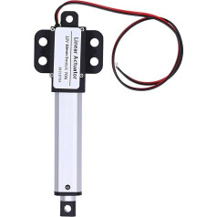 Elektrinis linijinis paleidiklis, 50 mm stebulės linijinis paleidiklis Linijinė judesio pavara 12 V nuolatinės srovės spintoms ir langų atidarytuvams (stebulė 50 mm-8 mm/s-70 N)