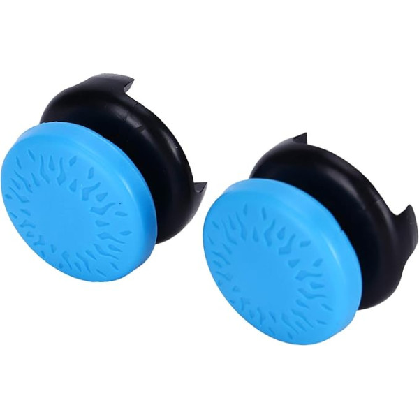 2 vnt. nykščio rankena, 4 spalvos Silikono priedai Pakeitimo nykščio rankenos Stick Joystick Controller Gamepad Key Cap PS5 žaidimo Joystick (mėlyna)
