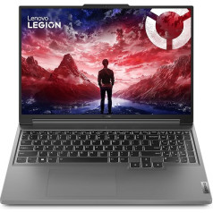 Lenovo Legion Slim 5 žaidimų nešiojamasis kompiuteris | 16 colių WQXGA ekranas | 165Hz | AMD Ryzen 7 8845HS | 16GB RAM | 1TB SSD | NVIDIA GeForce RTX 4060 TGP 140W | Win11 Home | QWERTZ | Pilka | 3 mėnesių Premium priežiūra