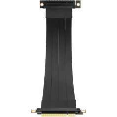 GINTOOYUN PCIE-8X prailginimo kabelis nuo 180 laipsnių PCIE-8X vyriškos iki 90 laipsnių PCIE-8X moteriškos lyties prailginimo kabelis PCI-Express 3.0 8X prailginimo adapteris, skirtas vaizdo plokštei (11,02 colio) (2 stilius)