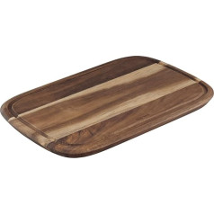 Jamie Oliver by Tefal K26809 Pjaustymo lentelė M 37,4 x 25,1 x 2,2 cm 37,4 x 25,1 x 2,2 cm Akacijų medienos FSC sertifikuota lentelė su praktišku sulčių grioveliu, skirta pjaustyti maistą patiekti rudos spalvos