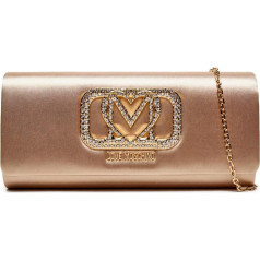 Love Moschino Moteriška šampano spalvos rankinė per petį, šampanas