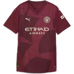 PUMA Manchester City 3. marškinėliai 2024/25 sezonui - Moterys - Burgundy