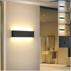 KUKAK LED vidaus sieninis šviestuvas, 10 W sieninis šviestuvas, modernus sieninis šviestuvas, 3000 K/4000 K/6000 K sieniniai šviestuvai, sieninis apšvietimas, prieškambario šviestuvas, sieniniai šviestuvai svetainėje, miegamajame, laiptinėje, pr