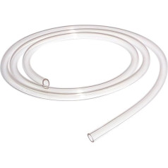 TEN-HIGH Skaidrūs teflono vamzdeliai 8 mm ID x 12 mm OD, skirti 3D spausdintuvui PTFE teflono žarna 2 m (ilgis 2 m)