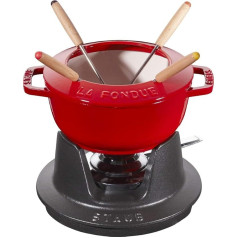 Staub Fondue rinkinys, suderinamas su indukcija, ketaus, 1 vienetas