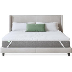 Novilla Matratzen Topper 140x200 7.5cm Höhe Gel Topper Memory Foam MatratzenTopper für Boxspringbett Wohnwagen Schlafsofa Matratzenauflage Bezug Waschbar Oeko-TEx