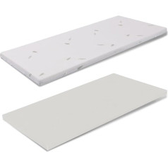 Atminties putų viršutinis sluoksnis 100 x 190 cm Aukštis 5 cm Nuimamas Aloe Vera Medicininis prietaisas