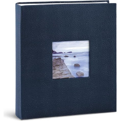 Lombardi Fotografo fotoalbumas 200 nuotraukų albumas 13 x 19 cm, 3 spalvų, su atmintine, su asmeniniu viniliniu viršeliu, baltu vidumi, albumo dydis 24,5 x 28 cm (mėlynas)