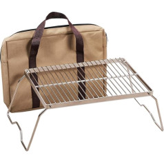 CAMPMAX Campfire Grill 304 nerūdijančio plieno kepimo grotelės, sulankstomas kempingo grilis 
