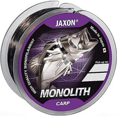 Jaxon Monolith Carp 300/600 m žūklės virvelės ritė, monofilamentinė, karpinė, 0,25/0,35 mm skersmens, ruda