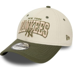New Era MLB beisbolo kepuraitė - Smėlio spalvos - 9Forty reguliuojama - su išlenktu snapeliu