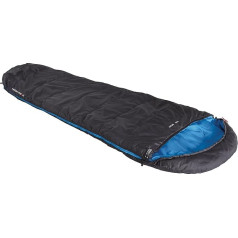 High Peak TR 300 miegmaišis, itin platus, 3-4 sezonų, temperatūra 0°C, šiltas, pakietintas krepšys, jungiamas, skirtas stovyklavimui, festivaliams, žygiams, kvėpuojantis, draugiškas odai, nepraleidžiantis vandens