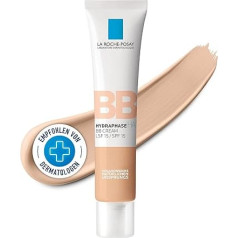 La Roche Posay Hydraphase HA BB kremas Light: Drėkinamasis BB kremas su SPF 15, tolygesnei veido spalvai, neriebi tekstūra, skirtas normaliai ir sausai odai, 40 ml