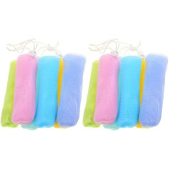 PATKAW 12 Stück Schäumende Seifennetzschwämme Für Die Dusche Seifenbeutel Mit Kordelzug Reinigungsschwamm Seifenschaumbeutel Badewannenwäscher Reinigungsschwamm Zum Pe
