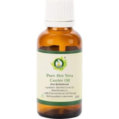 R V Essential Pure Aloe Vera Carrier Oil 50 ml - Aloe Barbadensis (100 % grynas ir natūralus šalto spaudimo) Pure Aloe Vera Carrier Oil