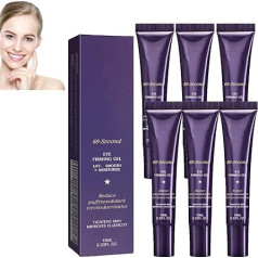 60-Sekunden-Augeneffekte, getöntes Straffungsgel gegen Alterung, 60-Sekunden-Augenstraffungsgel, Anti-Falten-Augencreme, sofort straffende Augencreme, reduziert Hautprobleme an den Augen (6vnt.)