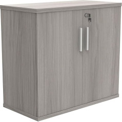 Office Hippo Sunkiasvoris Sunkiasvoriai baldai Reguliuojamos lentynos ir kojelės Universali rakinama spinta Biuro saugykla 80x40x73cm Pilkas Aliaskos ąžuolas
