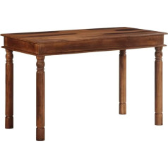 Vidaxl Valgomojo stalas 120 x 60 x 77 cm Akacijų medienos masyvo virtuvės stalas Restorano stalas Restorano valgomojo stalas Bistro stalas Valgomojo baldai