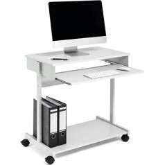 Durable Kompiuterio darbo vietos mobilusis stovas - pilkas