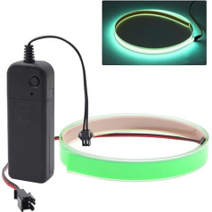 YnGia 1 m / 3 pėdų EL PANNEUX ELECTROLIMINESCENT LIGHT LED LIGHT EL LIGHTING EL LIGHTING EL LIGHTING su akumuliatoriumi namų DIY apšvietimo projektams (žalias)