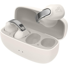 JVC NEARPHONES HA-NP1T-W Tikros belaidės juvelyrinio dizaino ausinės, patogiai prigludusios, greitojo įkrovimo funkcija, kelių taškų ryšys, 