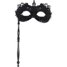 RmKbe Kaukė-kaukė su antpečiu, rankinė kaukė-kaukė, abnehmbare Maskenball-Maske, Party-Dekoration für Frauen
