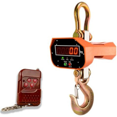 HDWR wagPRO-H5000 pramoninės svarstyklės 5 tonų talpos elektroninės kablio svarstyklės 5000kg/1100lb nuotolinio valdymo tikslumas 2000g