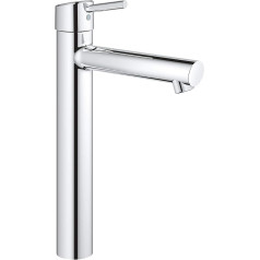 GROHE Concetto 23920001 Vieno slankiojančio praustuvo čiaupas (taupantis vandenį, patvarus paviršius, XL dydžio), chromas