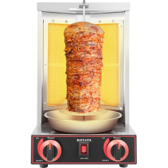 220V 3000W Rotisserie Spit Talpa 12kg Vertikali vertikali vertikali besisukanti spit 300°C viešbučio restorano greito maisto