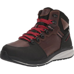 KEEN Utility Men's Red Hook Mid Height Soft Toe Waterproof Warehouse Work Trainers, tabako/juoda, 10, tabako juoda, 43 EU