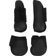 4Pcs Pferd Vorne Hinten Bein Stiefel Hindernis Springen Leggings Stiefel Pferd Bein Schutz Getriebe
